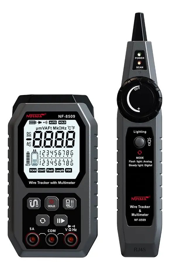 Tester de red y multímetro Noyafa NF-8509