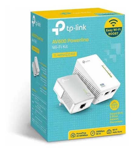 Kit Powerline TP-Link TL-WPA4220 AV600 con WiFi 300 Mbps – foto 3
