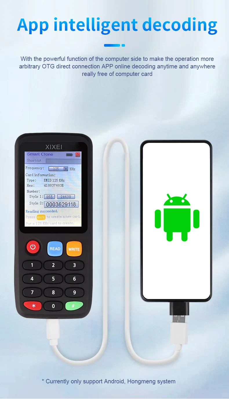 Duplicador RFID/NFC X7 con llaveros – foto 5